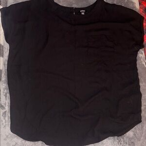 Women's Black BUFFALO DAVID BITTON Blouse Size XL NWOT